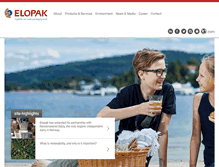 Tablet Screenshot of elopak.com